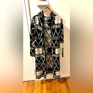 Bohemians Long Coat with hoody